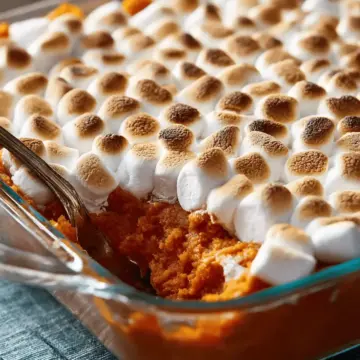 Sweet Potato Casserole with Marshmallows