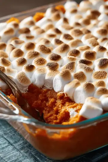 Sweet Potato Casserole with Marshmallows
