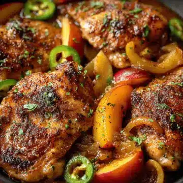 Jalapeno Peach Chicken