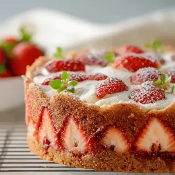 Fresh Strawberry Cake