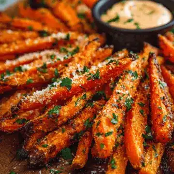 Parmesan Roasted Carrot Fries