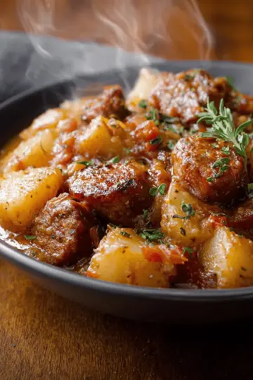 Saucy Hungarian Red Potato Goulash