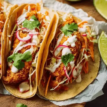 Crunchy Fried Fish Tacos Recipe