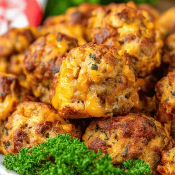 Cheesy Sausage Stuffing Balls