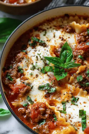 Lasagna Soup