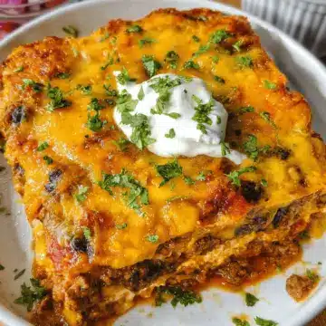 Beef Enchilada Casserole
