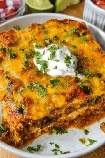 Beef Enchilada Casserole