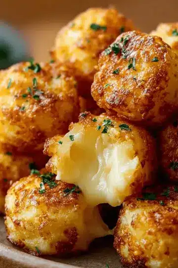 Cheesy Parmesan Mozzarella Bites-Easy Appetizer