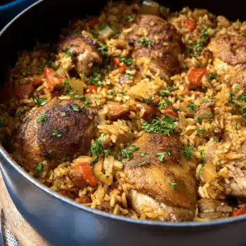 One Pot Chicken and Dirty Rice