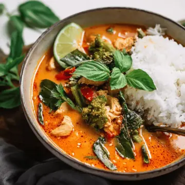 Thai Red Curry Chicken: One Pot in 30 Minutes