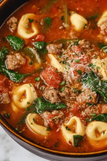 Sausage Tortellini Soup
