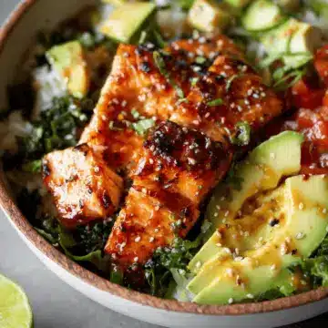 Honey Glazed Salmon Bowl Recipe