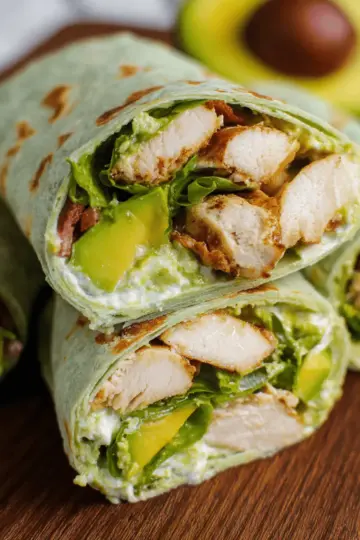 Avocado Chicken Wraps