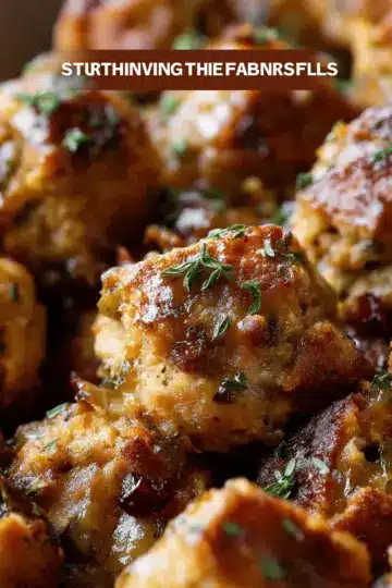 Thanksgiving Stuffing Balls