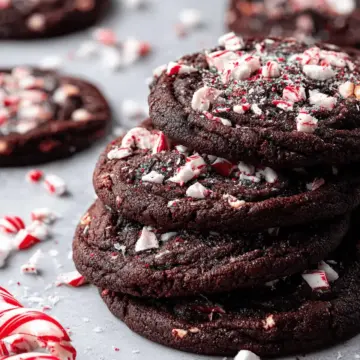 Double Chocolate Peppermint Cookies