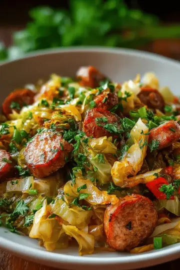 Easy Sausage and Cabbage Stir Fry (30-Minutes)