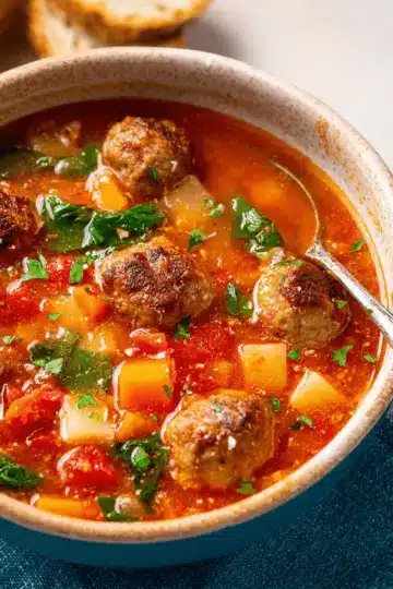 Italian Meatball Soup