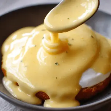 Hollandaise Sauce (Quick, easy, foolproof)