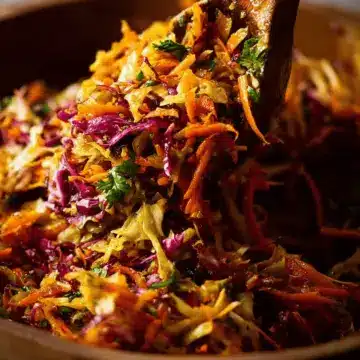 Cabbage & Carrot Thoran-style Indian Salad