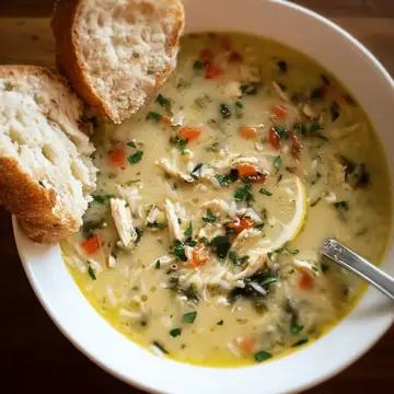 Greek Lemon Chicken Soup