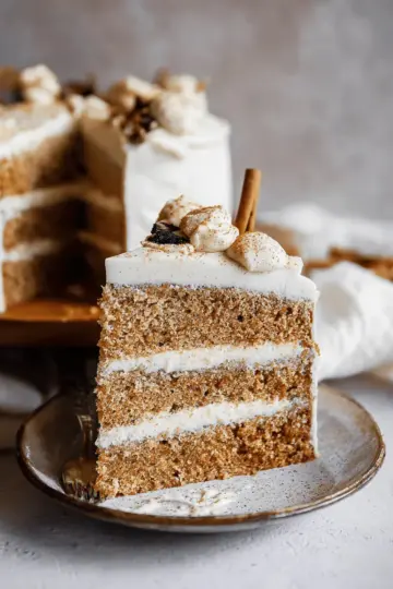 Chai Spice Cake with Cream Cheese Frosting