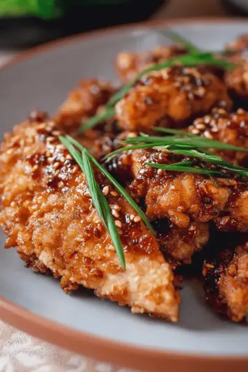 Crunchy Honey Garlic Chicken