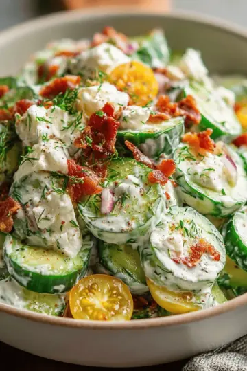 Cucumber Ranch Crack Salad