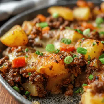 Hobo Casserole Rustic Ground Beef and Potato Bake