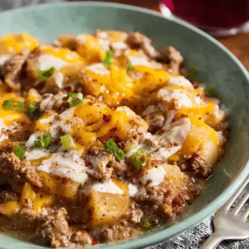 Slow Cooker Cowboy Casserole