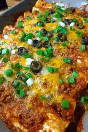 Ground Beef Enchiladas