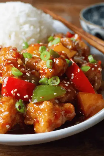Baked Sweet and Sour Chicken