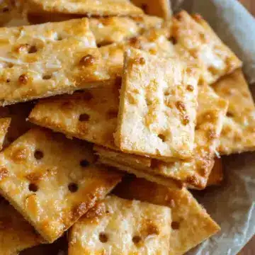 Sourdough Discard Cheese Crackers