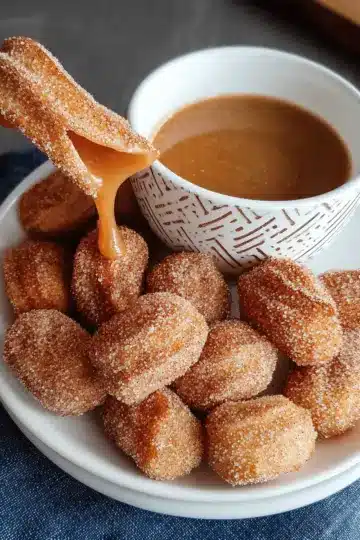 Air Fryer Churro Bites (Naturally Vegan)