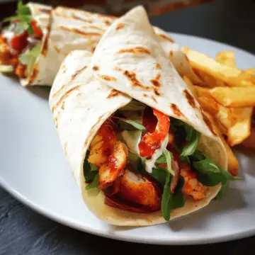 Sweet Chilli Chicken Wraps