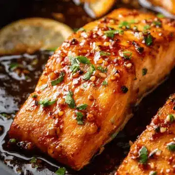 Honey Garlic Glazed Salmon