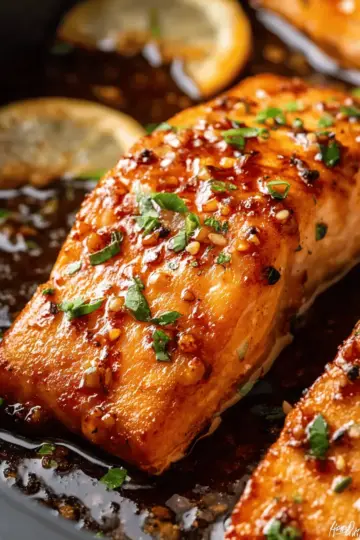 Honey Garlic Glazed Salmon