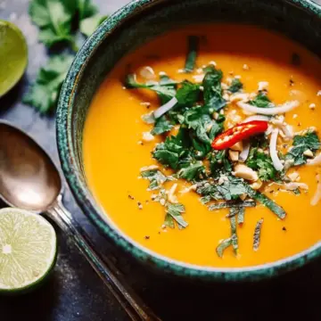 Thai Coconut-Peanut Sweet Potato Soup