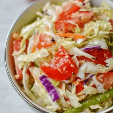 Greek Cabbage Salad - Lahanosalata (vinegar coleslaw)