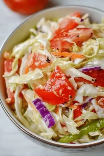 Greek Cabbage Salad - Lahanosalata (vinegar coleslaw)