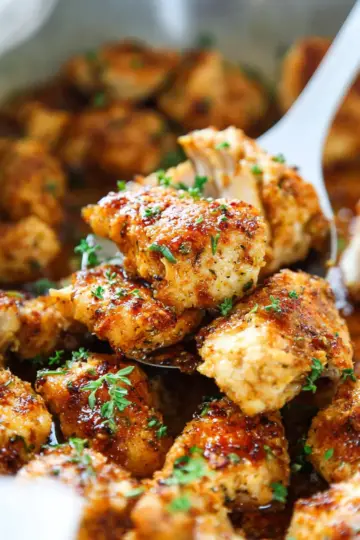 Juicy Oven Baked Chicken Bites