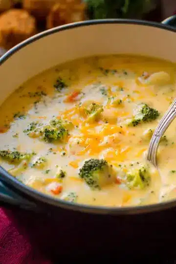 Cheddar Broccoli Potato Soup