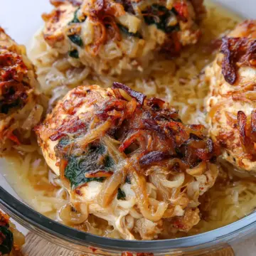 French Onion Chicken Bakes