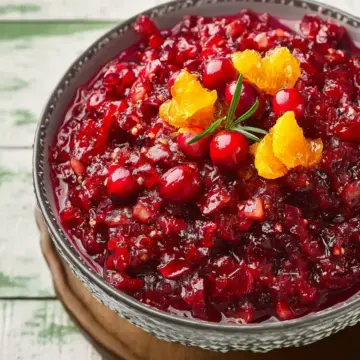 Easy Cranberry Orange Relish