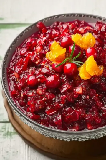Easy Cranberry Orange Relish