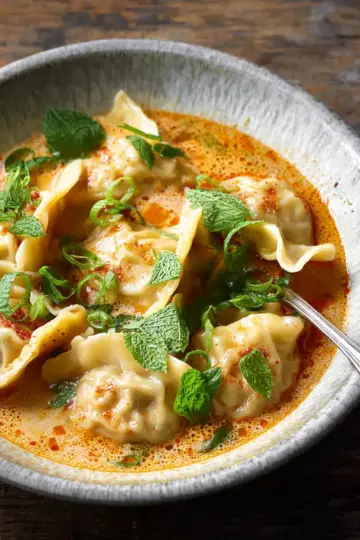 Thai Coconut Curry Dumpling Soup