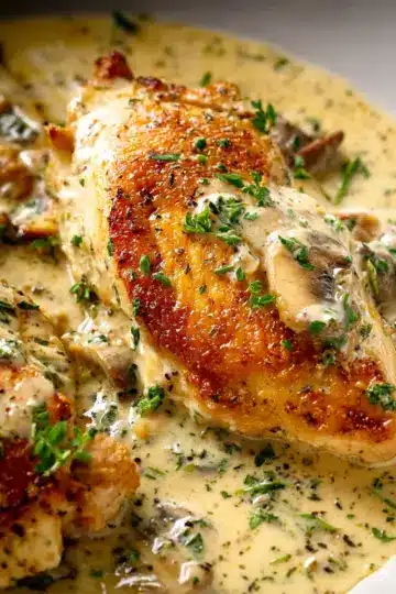 Chicken in White Wine Sauce