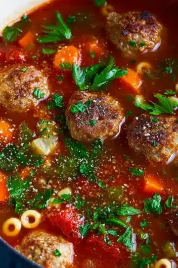 Italian Meatball Soup