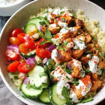 Mediterranean Chicken Bowls