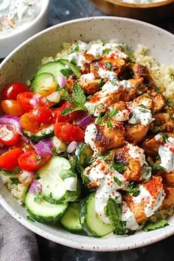Mediterranean Chicken Bowls