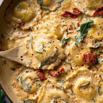 Creamy Tuscan Ravioli